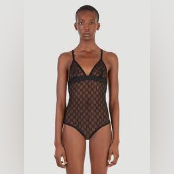 ‼️100% AUTHENTIC‼️ Gucci Tulle Bodysuit - Picture 1 of 8